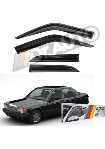 Mercedes W201 190E 190D 1983-1993 Arası Cam Rüzgarlığı 4lü