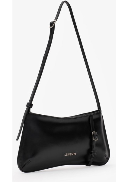 Kemer Detaylı Omuz Çantası Siyah Eleanor fiyatları