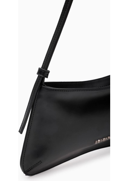 Kemer Detaylı Omuz Çantası Siyah Eleanor indirimleri