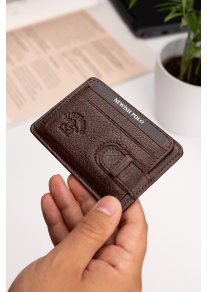 Erkek Deri Cüzdan ve Kartlık – NEW182 - Siyah