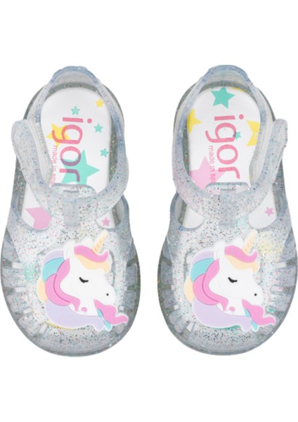 Tobby Unicornio Kız Çocuk Şeffaf Sandalet S10341-386 fırsatları