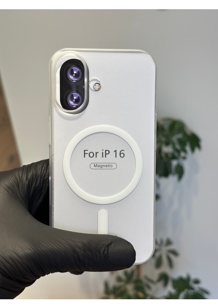 Apple iPhone 16 Kılıf Magsafe Elite Premium Mat Sararmaz