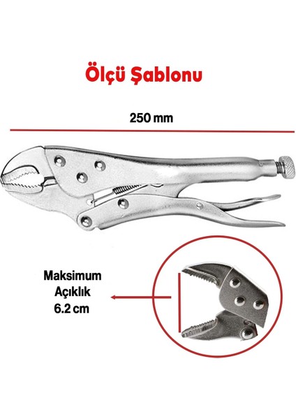 10" Inç 250 mm Eğimli Ayarlı Ayarlanabilir Metal Çelik Pense Çok Amaçlı Pense Mengene Sıkma Sökme El Aleti fiyatları