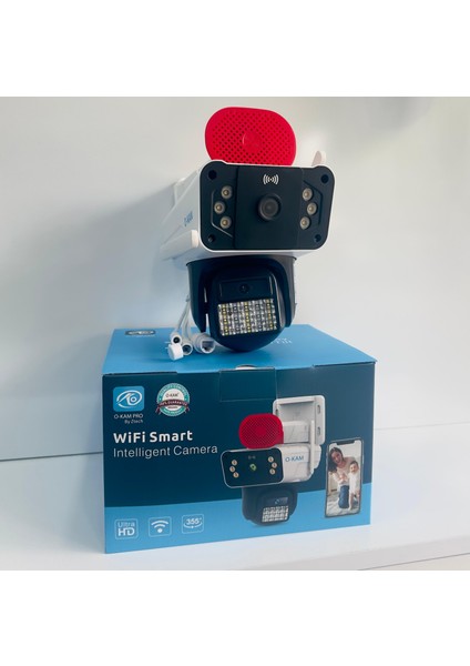 Acme O-KAM3041X Sirenli 3+3 6mp Wifi Smart Kamera
