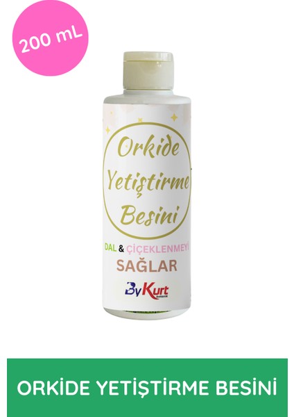 Orkide Çiçeklenme ve Dal Gelişim Besini 200ML Güçlü Organik Takviye fiyatları