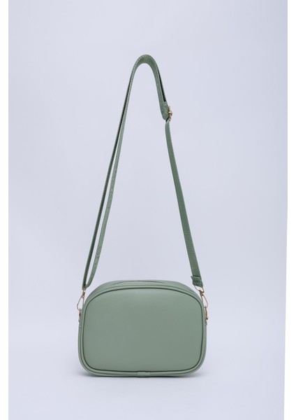 Mint Yeşil Shk194 Deri 2 Bölmeli Fermuarlı Ayarlanabilir Kolon Askılı Omuz Çantası U:16 E:21 G fırsatları