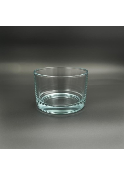Bebüto Şeffaf Cam Mumluk 13.5 x 7.5