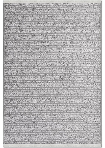 Lidya Bukle Gri Jüt Çizgili Halı – Kaydırmaz, Kadife Dokulu, Kolay Temizlenebilir, Hijyenik ve Modern Tasarım modelleri