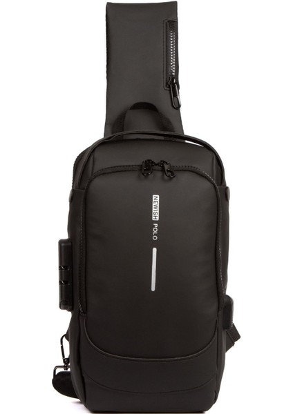 Hırsızlık Önleyici Şifreli Kilitli Usb Girişli Göğüs Omuz Çantası Body Bag fırsatları