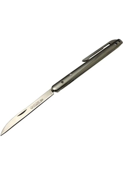 Populermarketim - Ince D2 Çelik Çakı 18 cm , Metal Sap