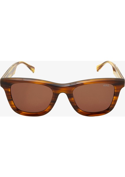 John Unisex Güneş Gözlüğü, Asetat & Metal Çerçeve, Apc Logolu, %100 Uva/uvb Koruma