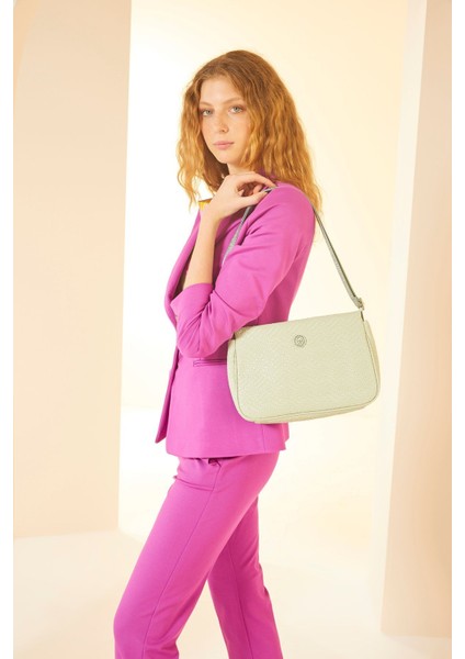 Su Yeşili Kadın Omuz Çantası 05PO24Y1788