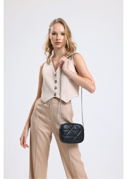 Kadın Siyah Mini Urban Çapraz Omuz Çanta fiyatları