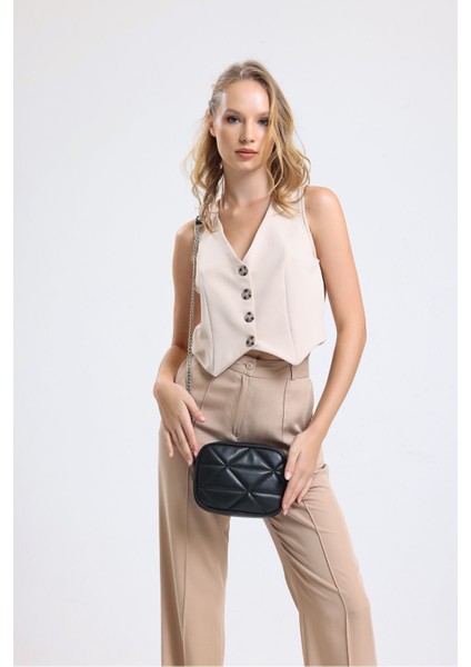 Kadın Siyah Mini Urban Çapraz Omuz Çanta modelleri