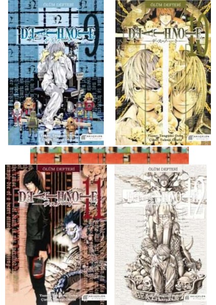 Death Note - Ölüm Defteri-9-10-11-12 Serisi(4kitap-Manga Seti)