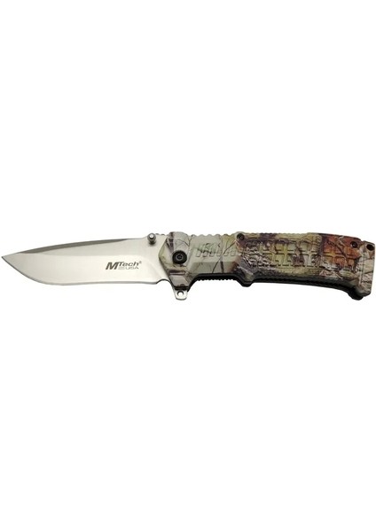 Populermarketim - 465 Kamp Çakı 21CM - Yarı Otomatik, Kemerlikli, Plastik Sap