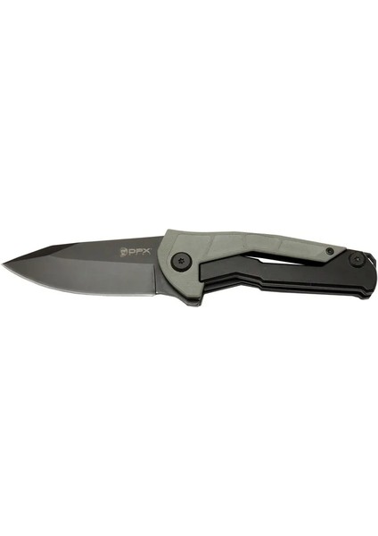 Populermarketim - Dpxgear Sugga 915B Grn Siyah Kamp / Outdoor Çakı 17,5cm - Yarı Otomatik, Kemerlikli, Kutulu