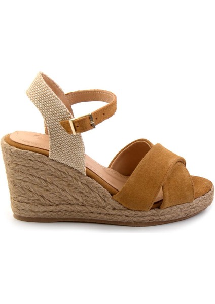 Taba Kadın Dolgu Topuklu Ayakkabı K05718070702