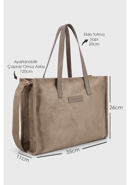 Kadın Süet Shopper Çanta fiyatları