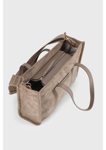 Kadın Süet Shopper Çanta modelleri