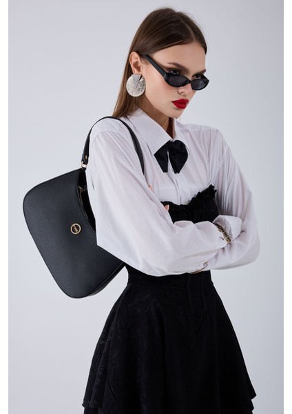 Siyah Kadın El Ve Omuz Çantası 05fo25y5030