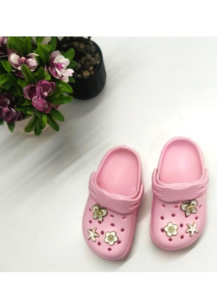 Plaj Havuz Okul Kreş Figür Detaylı Yazlık Kız Bebek Çocuk Terlik