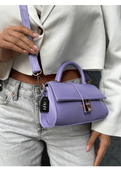 Paula Model Lila Kadın El Ve Omuz Çantası