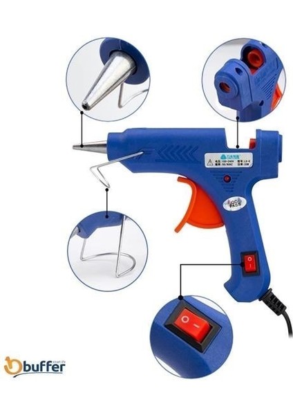 Pratikaı 60W Elektrikli Silikon Tabancası | Güçlü ve Hassas Kontrol