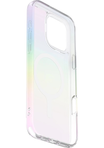 Apple iPhone 16 Kılıf Holografik Renk Değiştiren Koruyucu Magclick™ Kapak Hibrit Polikarbonat Malzeme