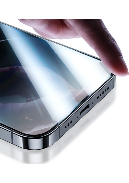 iPhone 13 Pro Max Uyumlu Benks Joytouch Mat Oyun Ekran Koruyucu Uygulama Aparatlı
