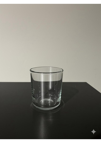 Bebüto Şeffaf Cam Mumluk 8 x 9