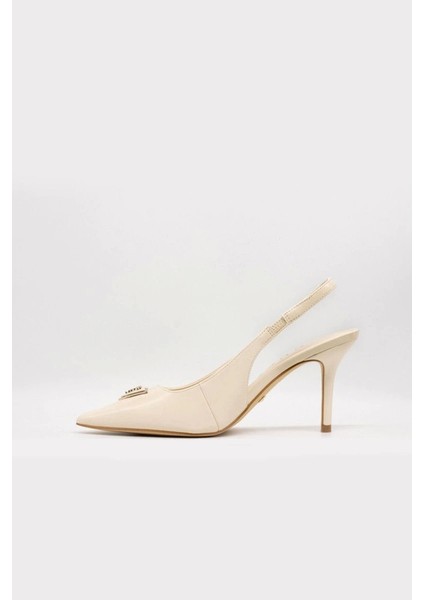 Kadın Nassir Krem Topuklu Sandalet fiyatları