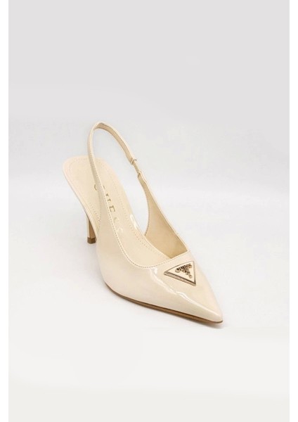 Kadın Nassir Krem Topuklu Sandalet modelleri