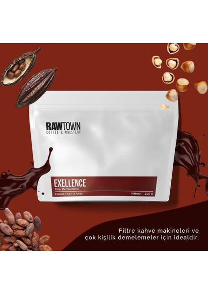Excellence Filter Coffee Blend - Filtre Kahve - Çekirdek Kahve -Kahve Çekirdeği