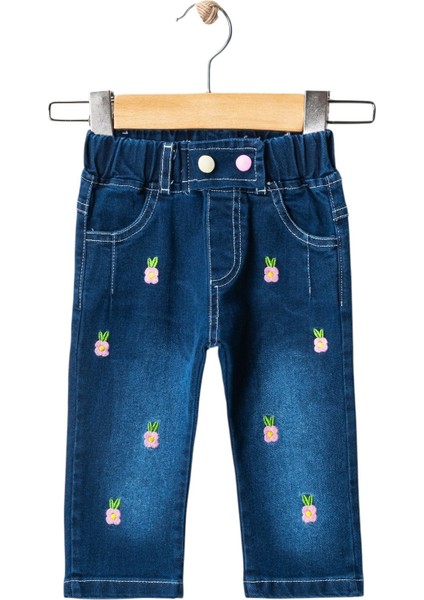 Kot Pantolon Bebe Denim Nakışlı