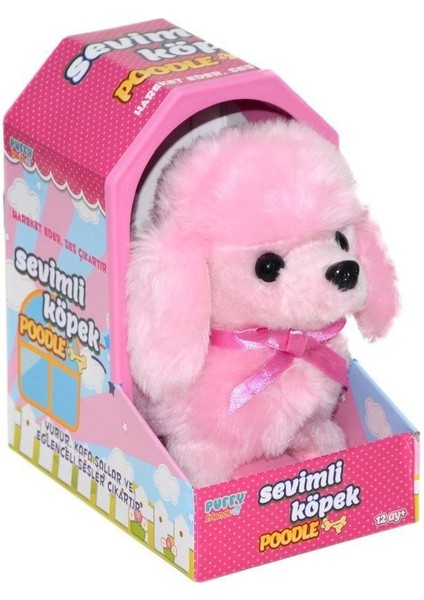 47171 Sun-Rst-Pff-Peluş Sevimli Köpek Poodle Hareketli Sesli Pmb