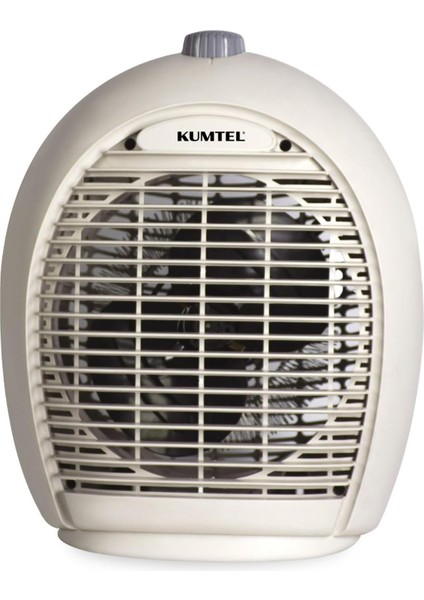 Metrashop LX6331 Fanlı Isıtıcı, 3 Kademeli, Bej, 2000 W