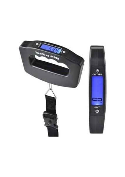 Elektronik Dijital El Tartısı Bavul Terazisi Pazar Tartısı Max 50 kg Ölçer Kg/gr Seyehat modelleri