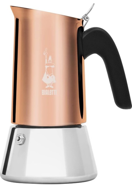 - Venus: 6 Cups Ocak Üstü Espresso Pişirici - 235ML - Kahverengi, Gümüş Renk - Paslanmaz Çelik Gövde - Patentli Güvenlik Valfi - Tüm Ocak Türleri Için Uygundur (Indüksiyon Dahil)