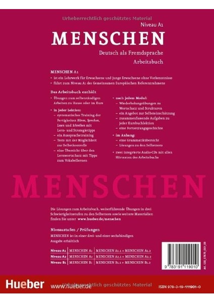 A1: Deutsch Als Fremdsprache / Arbeitsbuch Mit 2 Audio-Cds