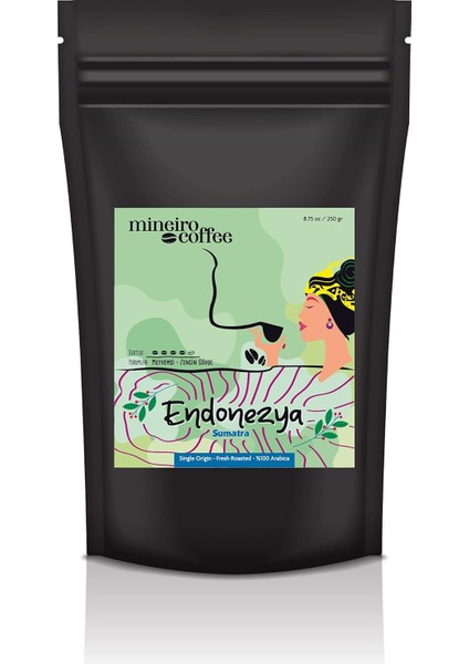 Coffee Endonezya Sumatra Single Origin Cekirdek Kahve 250 gr
