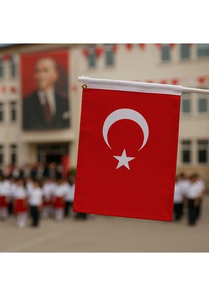 Türk Bayrağı 20X30 cm Alpaka Kumaş-10 Adet fırsatları