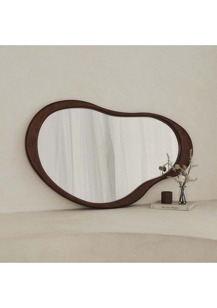 130 x 80 cm Dekoratif Tasarım Ahşap Konsol Üstü Duvar Aynası - Pinterest Duvar Dekor Aynası - 48