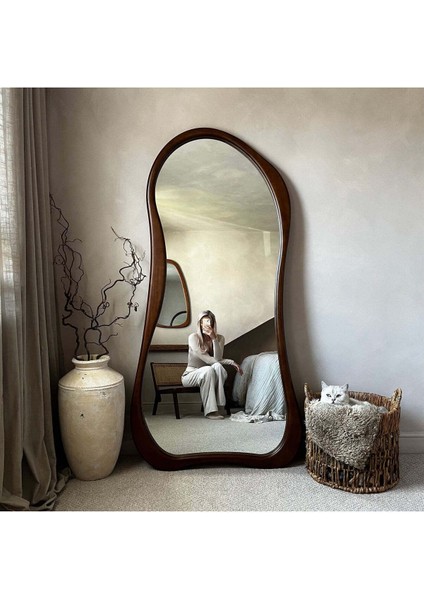 172 x 72 x m Dekoratif Tasarım Ahşap Boy Aynası - Eşsiz Dekor Aynası - Pinterest Boy Aynası - 41