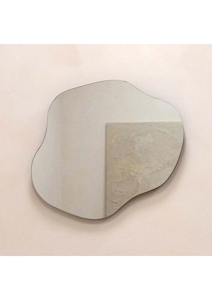 70 x 63 cm Asimetrik Çerçevesiz Dekora Aynası modelleri