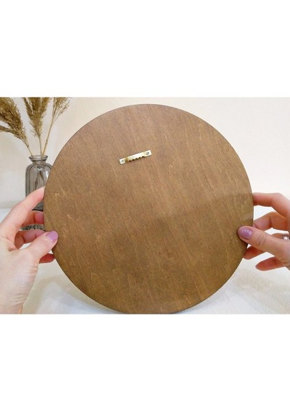 Yuvarlak Masaüstü Makyaj Aynası - Tatlı Duvar Dekor Aynası - (Renk Opsiyonu Mevcut)-30 cm modelleri