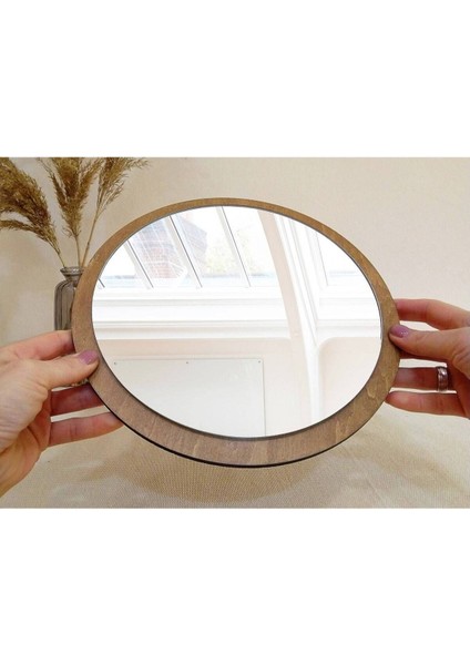 Yuvarlak Masaüstü Makyaj Aynası - Tatlı Duvar Dekor Aynası - (Renk Opsiyonu Mevcut)-30 cm fırsatları