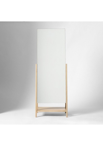 200 x 70 cm Standlı Dekoratif Ağaç Boy Aynası - 4