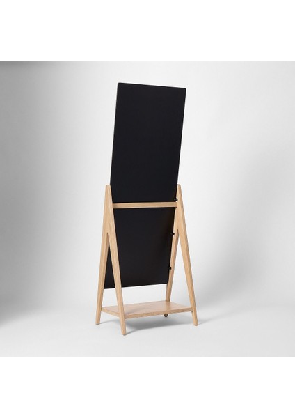 200 x 70 cm Standlı Dekoratif Ağaç Boy Aynası - 4