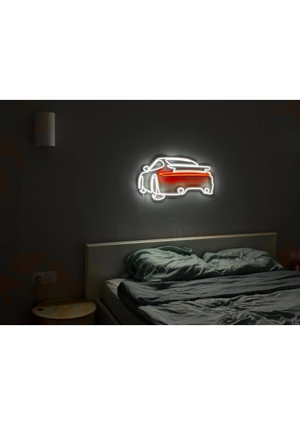60 cm Kumandalı Neon LED Tasarım Duvar Dekor Aydınlatması - Özelleştirilebilir LED Tabela-94 fırsatları